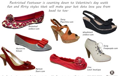 Valentine’s Day Gifting or Fashion:  If the Shoe Fits, Go Restricted!!