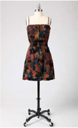 dark multi dress