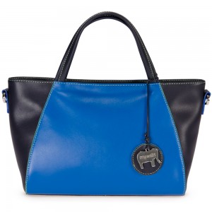 1630-20 blue black tote