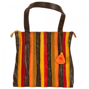 63 striped tote