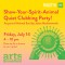 Heads UP!! Head to Figat7th (DTLA) for Animal Soul Sculpture Display, 7/14 for Quiet Clubbing Party !!
