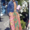 Gwen Stefani Was Spotted Wearing a  Colorful FARM RIO Dress when Out & About in Los Angeles!