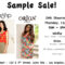 Bargain Alert: WkShp & Orion Sample Sale 12/15 9 AM-2 PM!! James Jeans 12/16 10AM-3 PM